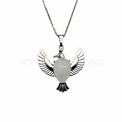 Peace Dove Water Droplet Crystal Necklace Pendant Fashion Ornament Simple Pendant(VL5109-5)