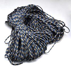 7 Inner Cores Polyester & Spandex Cord Ropes, for Rope Bracelets Making, Royal Blue, 4mm, about 109.36 yards(100m)/bundle, 420~500g/bundle(RCP-R006-022)