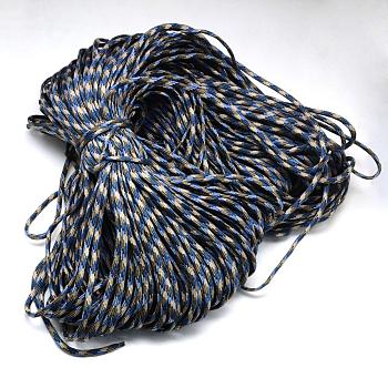 7 Inner Cores Polyester & Spandex Cord Ropes, for Rope Bracelets Making, Royal Blue, 4mm, about 109.36 yards(100m)/bundle, 420~500g/bundle