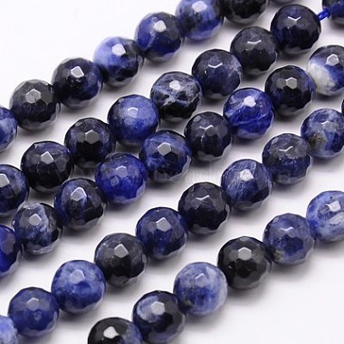 6mm MidnightBlue Round Sodalite Beads