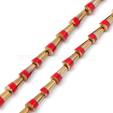 Red Cone Glass Beads