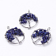 Pendentifs en lapis lazuli naturel(G-E419-01P)-2