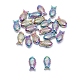 Full Plated Electroplate Glass Beads(PW-WG13681-08)-1