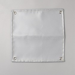 Square Glass Fibre Picnic Mat, Foldable Thickened Moisture-proof Picnic Mat for Outdoor Camping, Silver, 295x295x4mm, Hole: 10mm(AJEW-WH0270-041A)