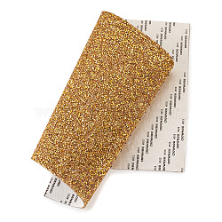 Hot Melting Glass Rhinestone Glue Sheets, Self-Adhesion, for Trimming Cloth Bags and Shoes, Gold, 40x24cm(X-DIY-TAC0184-40J)