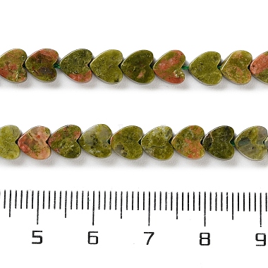 Natural Unakite Beads Strands(G-M403-A23-02)-5