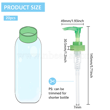 Tête de 28/400 flacons à pompe en plastique(FIND-WH0021-81)-2