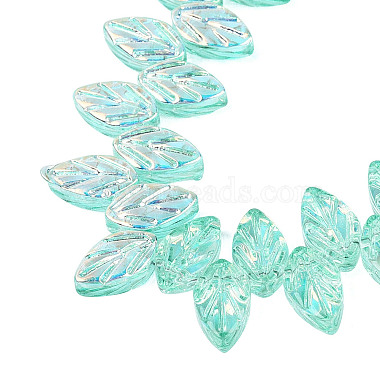 Electroplate Transparent Glass Beads Strands(EGLA-N056-03A-10)-3