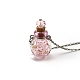 Luminous Round Lampwork Perfume Bottle Necklaces(PW-WG60050-01)-1