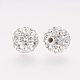 Polymer Clay Rhinestone Beads(X-RB-K050-8mm-C31)-2