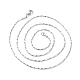 Collares de cadena de coreana de 304 acero inoxidable(NJEW-I248-20P)-2