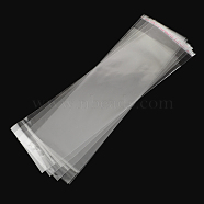 OPP Cellophane Bags, Rectangle, Clear, 31x9cm, Hole: 8mm, Unilateral Thickness: 0.035mm, Inner Measure: 25x9cm(OPC-S014-13)