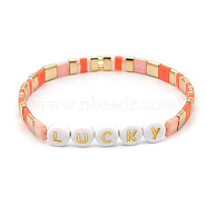 Rainbow Bohemian Style Original Design Fashion Tila Beaded Bracelet for Women.(RM1844-19)