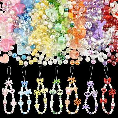 100Pcs 18 Styles Transparent & Opaque Acrylic Beads(MACR-FS0002-40)-2