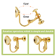 20Pcs 5 Colors Brass Clip-on Earring Findings(KK-CA0003-33)-5