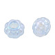 Electroplate Acrylic European Beads(OACR-N010-059)-3