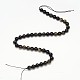 Grade AA Natural Golden Sheen Obsidian Round Beads Strands(G-L275-01-6mm)-2