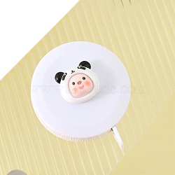 Plastic Tape Measure, Soft Retractable Sewing Tape Measure, for Body, Sewing, Panda, 50mm(PW-WG9EF12-01)