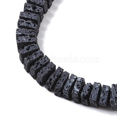 Frosted Natural Lava Rock Beads Strands(G-E618-04)-4