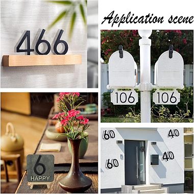 Zinc Alloy House Number(FIND-WH0064-99-6)-6