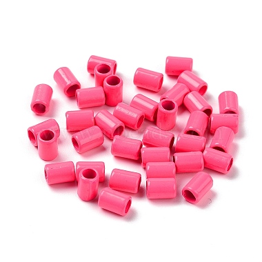 Column Rack Plating Spray Painted Alloy Beads for Jewelry Making(PALLOY-F291-01)-3