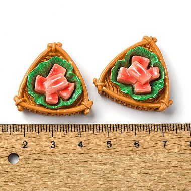 Fried Chip Doughnut Theme Opaque Resin Imitation Food Decoden Cabochons(RESI-S392-02D)-3