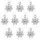 10Pcs 430 Stainless Steel Small Flower Pendants(JX236A)-1