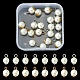 20Pcs 2 Colors Resin Imitation Pearl Round Charms(RESI-YW0001-42)-1
