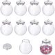 Glass Empty Wishing Bottle Pendants(GGLA-CA0001-02)-1