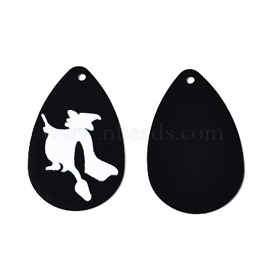 Spray Painted Iron Pendants(IFIN-T016-63A)-3