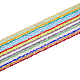 16 brins 16 brins de perles de verre galvanisées de couleur(EGLA-FH0001-22)-1