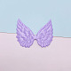 天使の羽の形をした両面サテンのオーナメントアクセサリーを縫い付けます。(PW-WG97373-03)-1