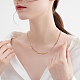 Brass Paperclip Chains Necklaces & Bracelets Sets(sgSJEW-PH01378-03)-5
