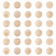 100Pcs 10 Style Unfinished Natural Wood European Beads(WOOD-TA0001-55)-2