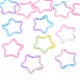 12Pcs Spray Paint Alloy Spring Gate Rings(FIND-TA0010-90)-3