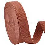 Polyester Ribbon, for Garment Accessories, Sewing Decoration, Sienna, 1 inch(25mm), about 12.03 Yards(11m)/pc(OCOR-CL0001-09D)