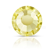 Preciosa&reg Crystal Hotfix Flatback Stones, Czech Crystal, Round(438 11 612 Chaton Rose VIVA 12 &reg), 80250 Acid Yellow, SS12(3.3~3.5mm)(Y-PRC-HSS12-80250)