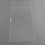 OPP Cellophane Bags, Rectangle, Clear, 31x16cm, Unilateral Thickness: 0.035mm, Inner Measure: 27x16cm(OPC-S015-07)