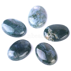 Natural Indian Agate Cabochons, Flat Oval, 40x30mm(PW-WG8E62B-01)