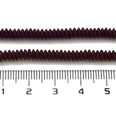 Electroplated Synthetic Non-magnetic Hematite Beads Strands(G-P545-A01-01F)-4