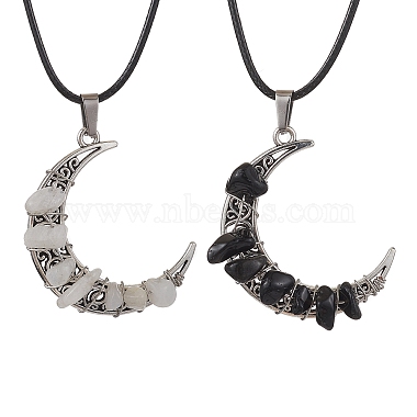 Moon Obsidian Necklaces