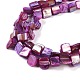 Dyed Natural Freshwater Shell Beads Strands(X-SHEL-P016-01D)-3