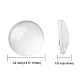 Transparente Glas Cabochons(X-GGLA-R026-15mm)-2