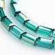 AB Color Plated Faceted Cuboid Electroplate Glass Beads Strands(EGLA-F109-A06)-1