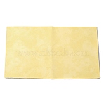 Frosted PVC Imitation Leather Fabrics, DIY Craft Supplies, Champagne Yellow, 33x20cm(PW-WG093A2-05)