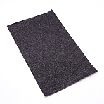 Imitation Leather Fabric, for Garment Accessories, Black, 33x20cm(DIY-WH0224-07B)