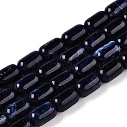 Natural Sodalite Beads Strands, Column, 9~9.5x6mm, Hole: 0.9~1mm, about 42~43pcs/strand, 15.24~15.8''(38.7~39.5cm)(G-G980-37A)