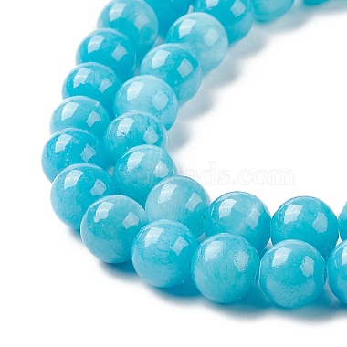 Natural Mashan Jade Round Beads Strands(G-D263-10mm-XS20)-3