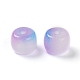 Opaque Spray Painted Glass Beads(GLAA-D006-13)-3