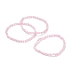 Round Cat Eye Beads Stretch Bracelets for Girl Women(BJEW-A117-A-12)-1